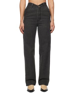 we11done Heart Work Trousers - Black