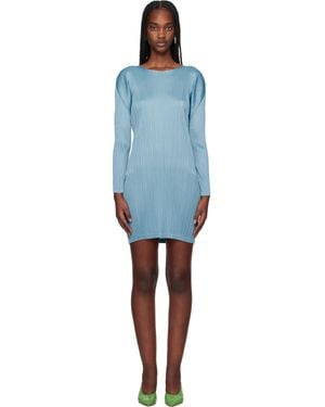 Pleats Please Issey Miyake Monthly Colours January Minidress - Black