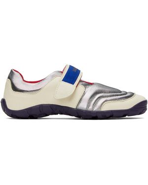Wales Bonner Off-white & Silver Jewel Trainers - Black