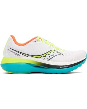 Saucony ホワイト Endorphin スニーカー - ブラック