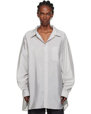 Maison Margiela グレー 長袖シャツ - ホワイト