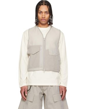 Y-3 Taupe Tactical Utility Vest - Natural
