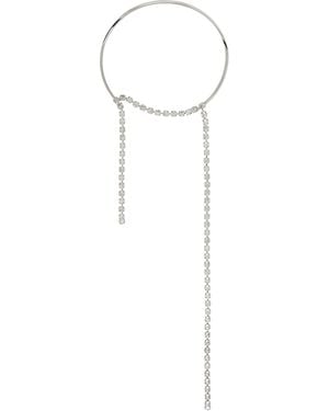 MM6 by Maison Margiela Collana Strass Necklace - Black