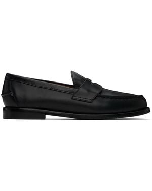 Polo Ralph Lauren ブラック　ローファー Jett ラグソール レザー ペニー ローファー | ラルフ ローレン
