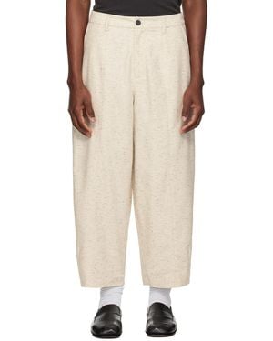 Entire studios Off- Carrot Trousers - Natural