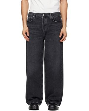 Agolde Low Slung Baggy Jeans - Black