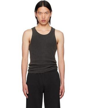 Entire studios Rib Tank Top - Black