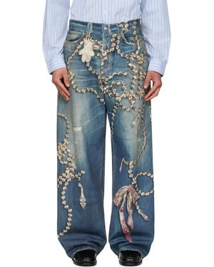 Acne Studios Loose Fit 1981 Jeans - Blue