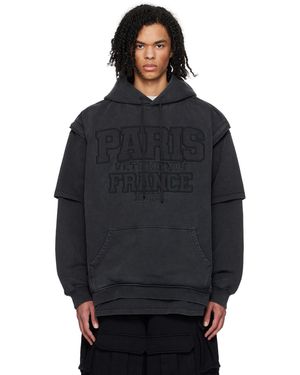 Vetements Xxxl Paris フーディ - ブルー
