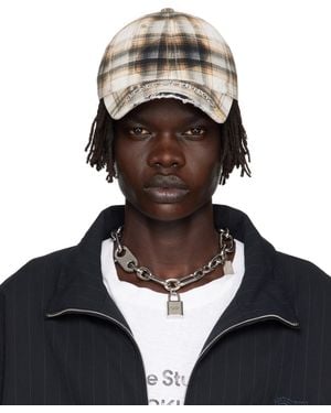 Acne Studios Distressed Cap - Black
