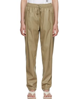 Low Classic jogger Faux-leather Trousers - Multicolour