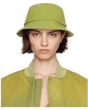 JW Anderson Khaki Anchor Logo Bucket Hat - Green