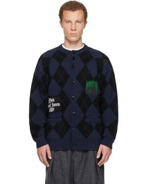 Undercover Up2E4901 Cardigan - Blue