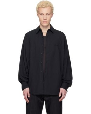 Fear Of God Signature Button Up Shirt - Black