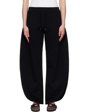 Alaïa Petal Fleece Sweatpants - Black