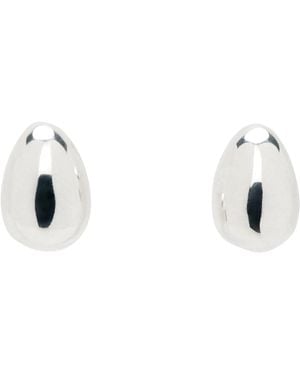 Sophie Buhai Tiny Egg Stud Earrings - Black