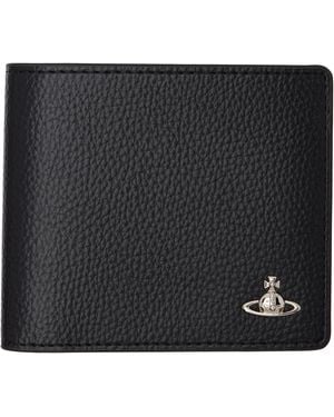 Vivienne Westwood Faux-Leather Billfold Wallet - Black