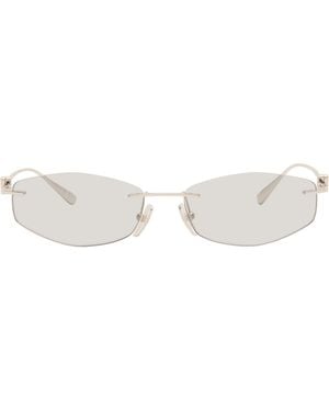 Balenciaga Nano D-Frame Sunglasses - White