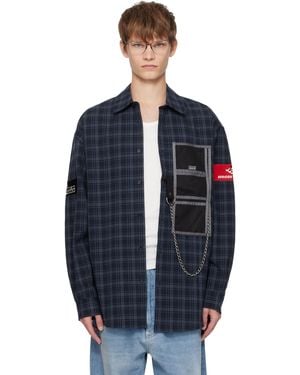 Martine Rose Wallet Shirt - Blue