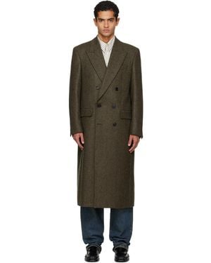sunflower Khaki Db Coat - Black