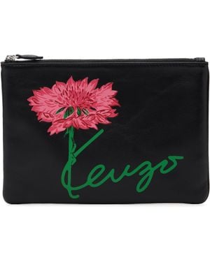 KENZO Paris Tulip' Pouch - Red