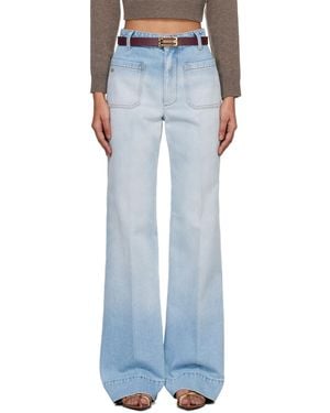 Victoria Beckham Alina Jeans - Blue