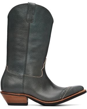 Our Legacy Consultant Boots - Green