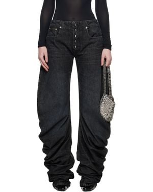 Jean Paul Gaultier Oversize Fit Jeans - Black