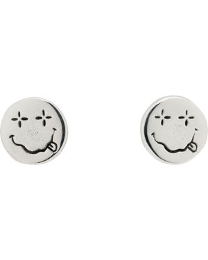 MAPLE Boucles D'Oreilles Nevermind Argentées - Noir