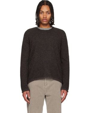 メンズ Our Legacy Rigid ストライプ セーター ブラック | Lyst