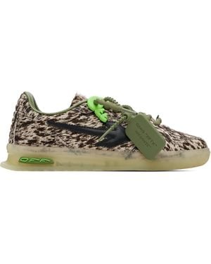 Off-White c/o Virgil Abloh Khaki End Of Play Trainers - Green