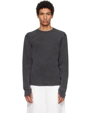 Entire studios Thermal Long Sleeve T-Shirt - Black