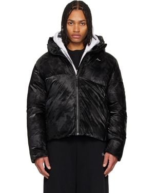 Dime Wavy Puffer Jacket - Black