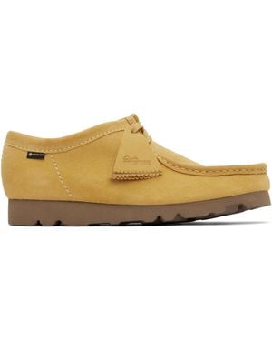 Clarks Derbys Wallabee Brun Clair En Gore-Tex - Noir
