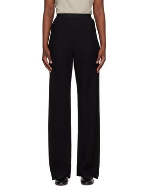 Wardrobe NYC Crepe Bias Cut Pants - Black