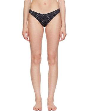 Fruity Booty Celine Polka Bikini Bottom - Blue