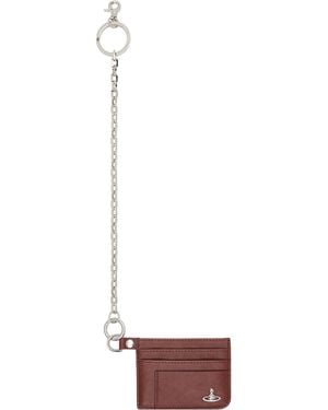 Vivienne Westwood Flat Chain Card Holder - Multicolour