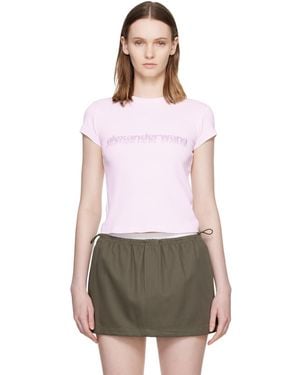 Alexander Wang Hotfix Graphic Baby T-Shirt - Purple