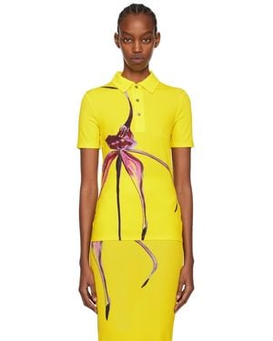 Louisa Ballou Graphic Polo - Yellow