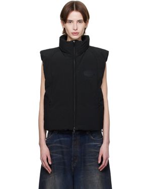 Alexander Wang ブラック ロゴパッチ ダウンベスト