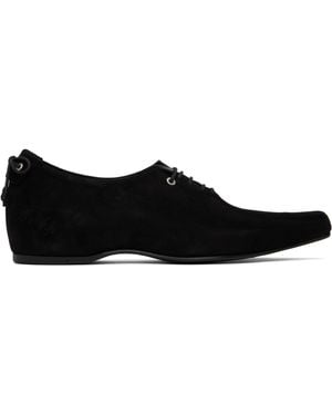 Adererror Velvet Oxfords - Black
