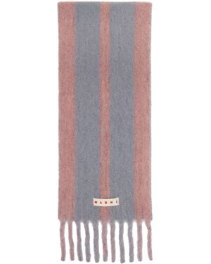 Marni Striped Alpaca Scarf - Multicolour