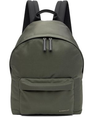 Givenchy Khaki Essential U Nylon Backpack - Gray