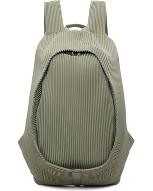 Homme Plissé Issey Miyake Homme Plissé Issey Miyake Pleats Backpack - Green