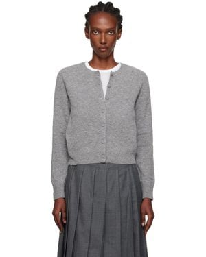 NOTHING WRITTEN Diene Round Cardigan - Gray
