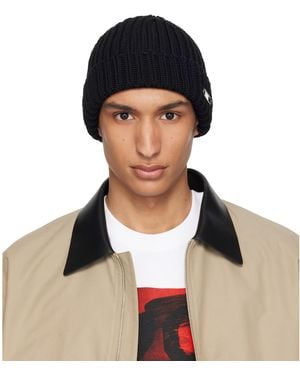 Givenchy Bonnet Noir À Épingle De Sureté - Bleu