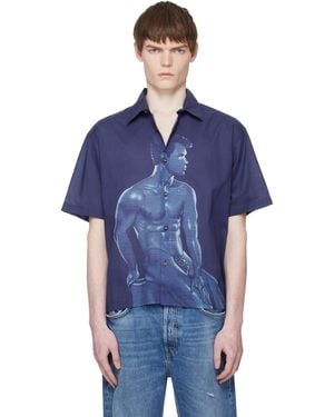 Carne Bollente Sadao Hasegawa 'In' Shirt - Blue