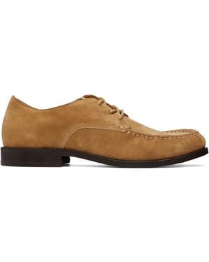 A.P.C. Tan Suede Derbys - Brown