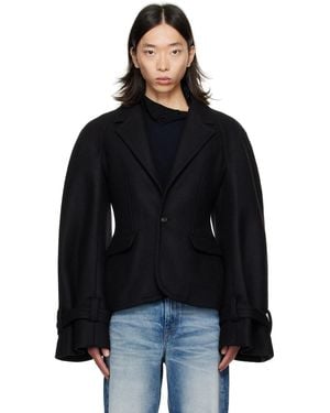 Egonlab Raglan Tailoring Blazer - Black