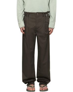 Kiko Kostadinov Egreta Trousers - Black